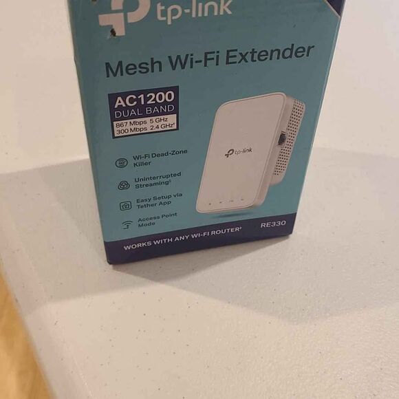 TPLink AC1200 Dual Band Mesh Wifi Extender RE330 - Picture 1 of 1